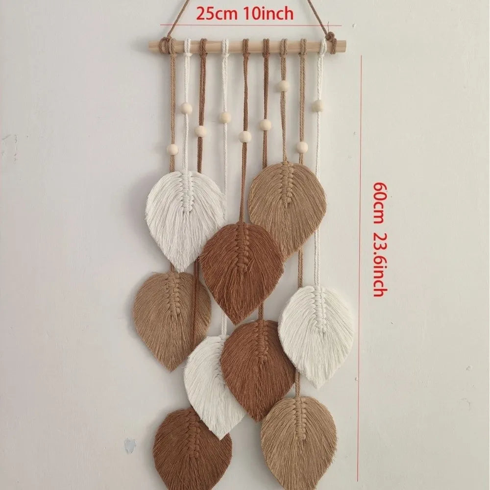Boho Green Macrame Wall Hanging