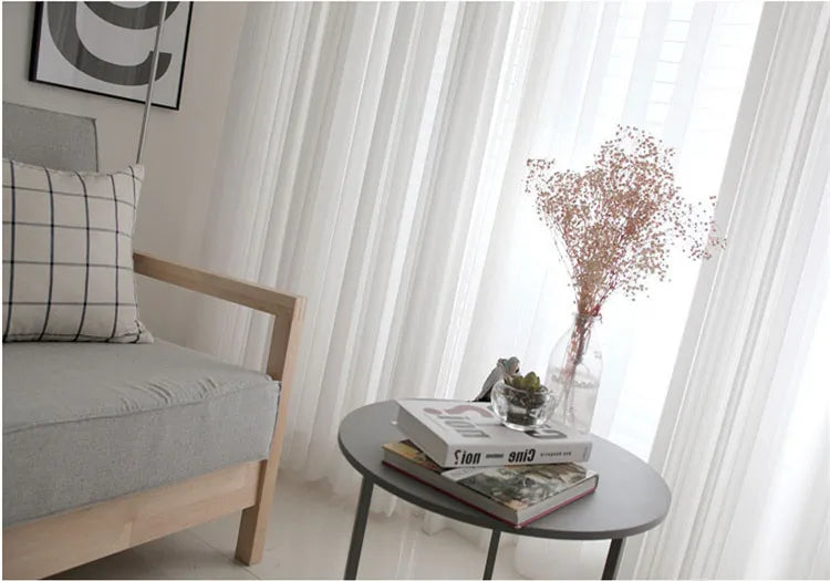 Modern Tulle Sheer Curtains