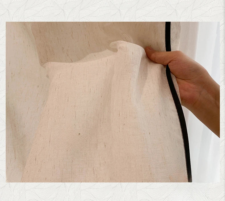 Vintage Tulle Blackout Curtains