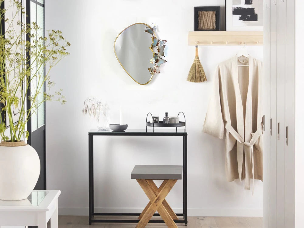 Farmhouse Irregular Gold Wall Mirror