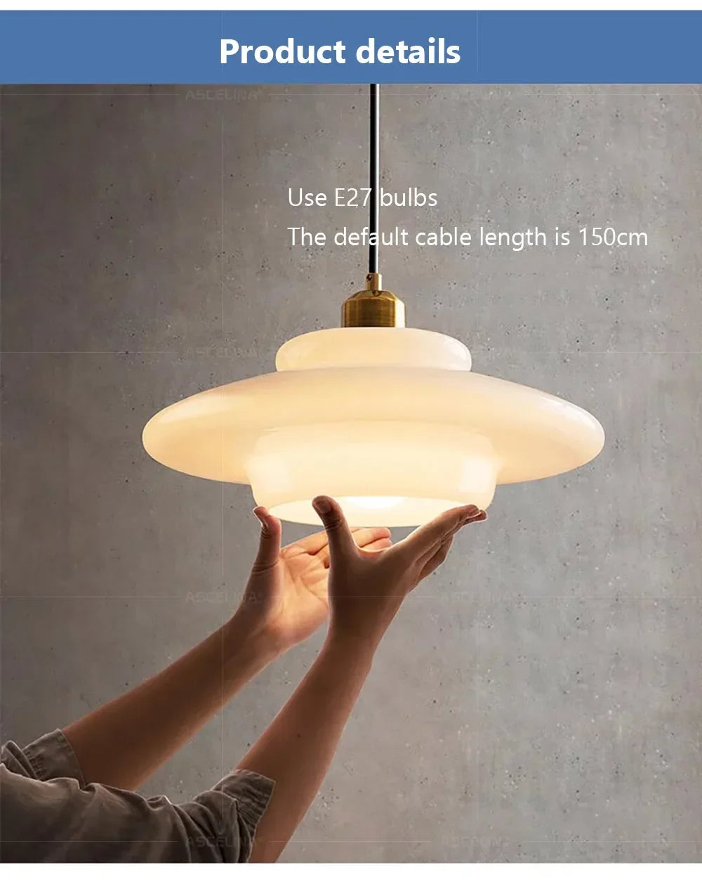 Nordic Stone Pendant Lamp