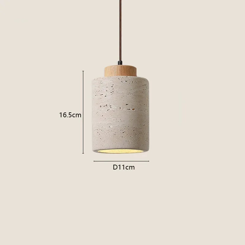 Wabi-Sabi Stone Pendant Lamp