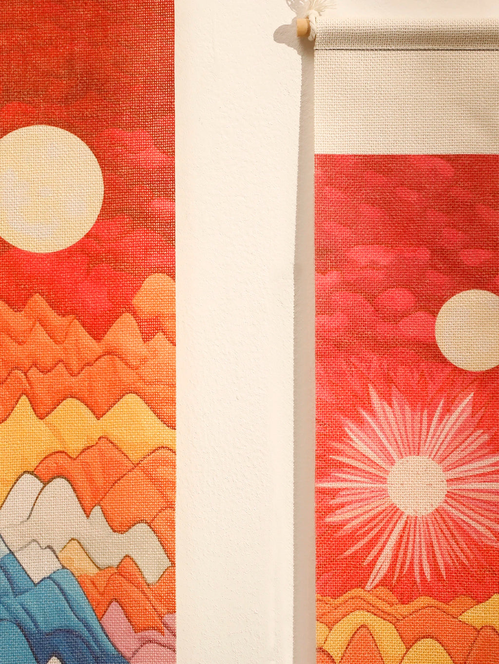 Sunset Macrame Tapestry