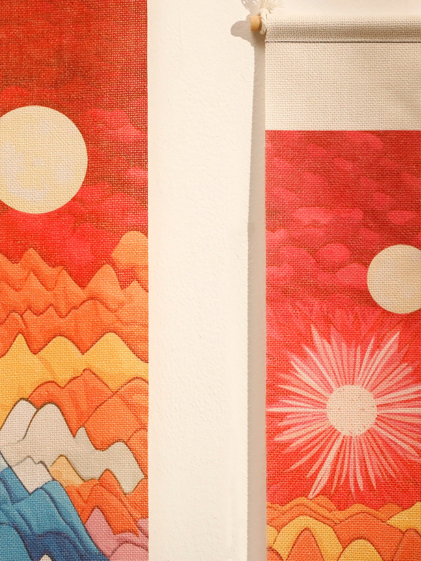 Sunset Macrame Tapestry