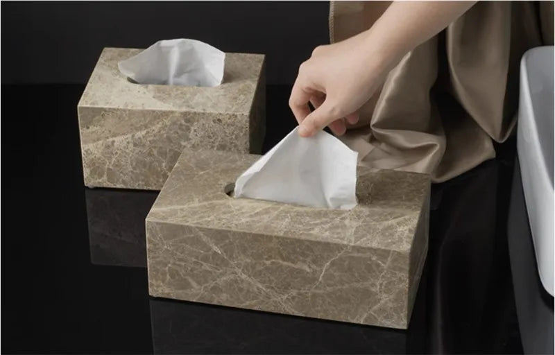 Nordic Marble Bathroom Set