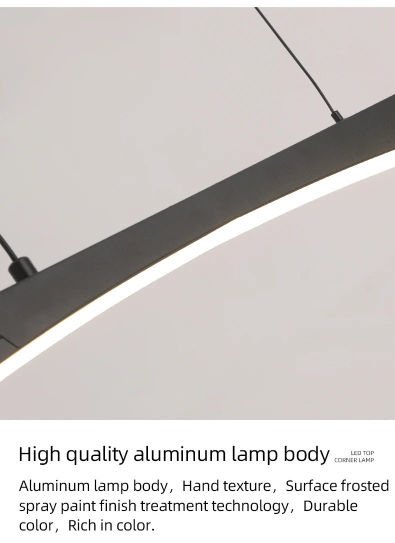 Contemporary Arc Pendant Lamp