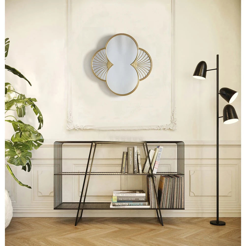 Farmhouse Irregular Gold Wall Mirror