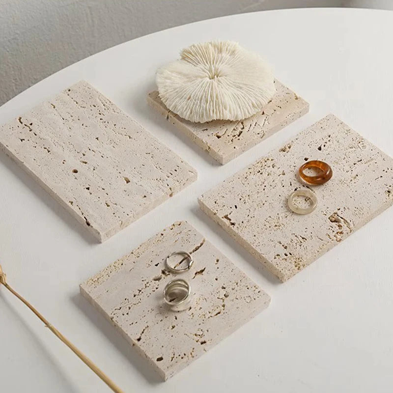 Travertine Jewelry Tray