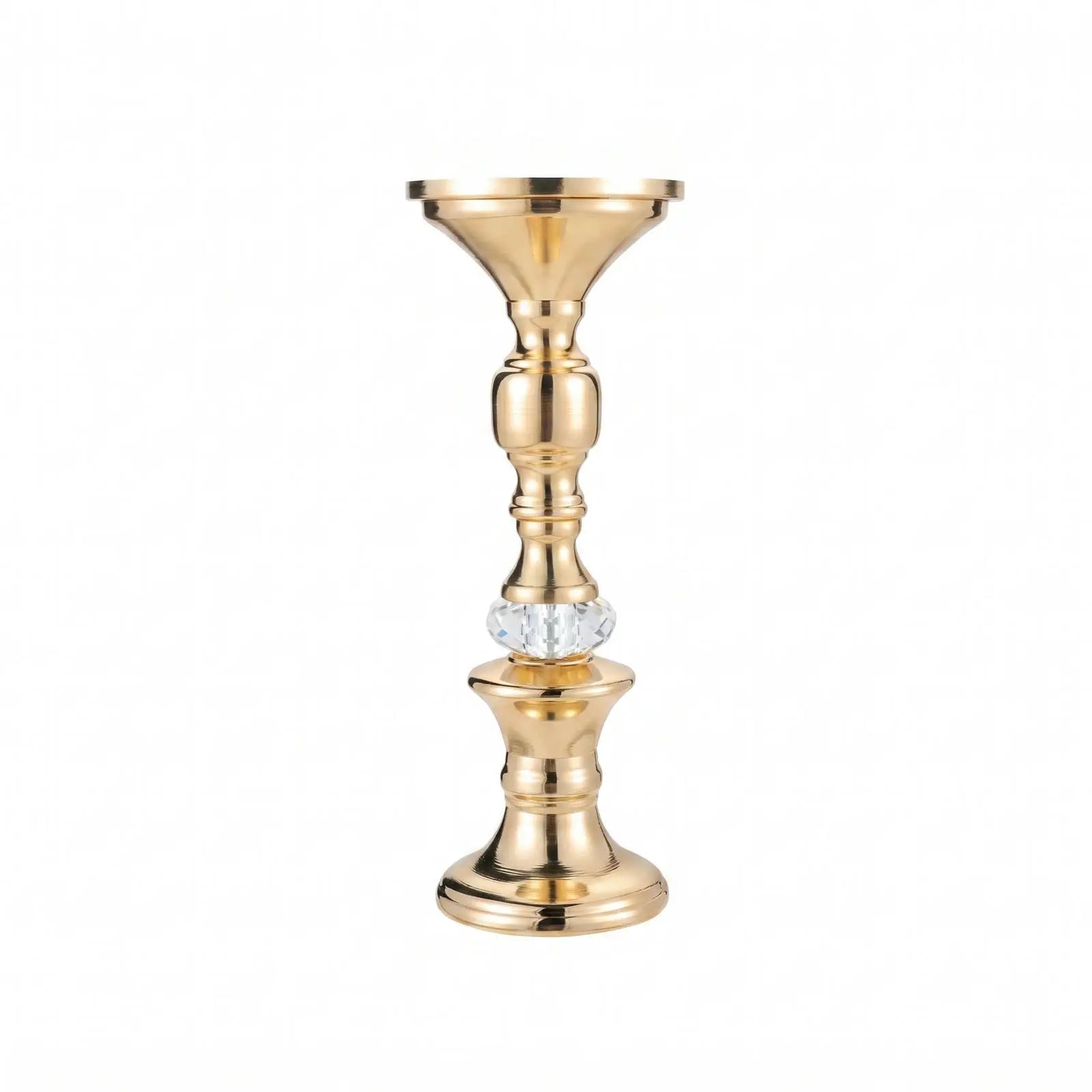 Crystal Pillar Candle Holder