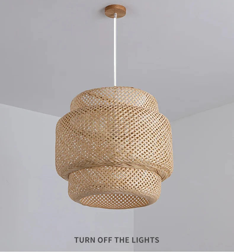 Japanese Bamboo Pendant Lamp