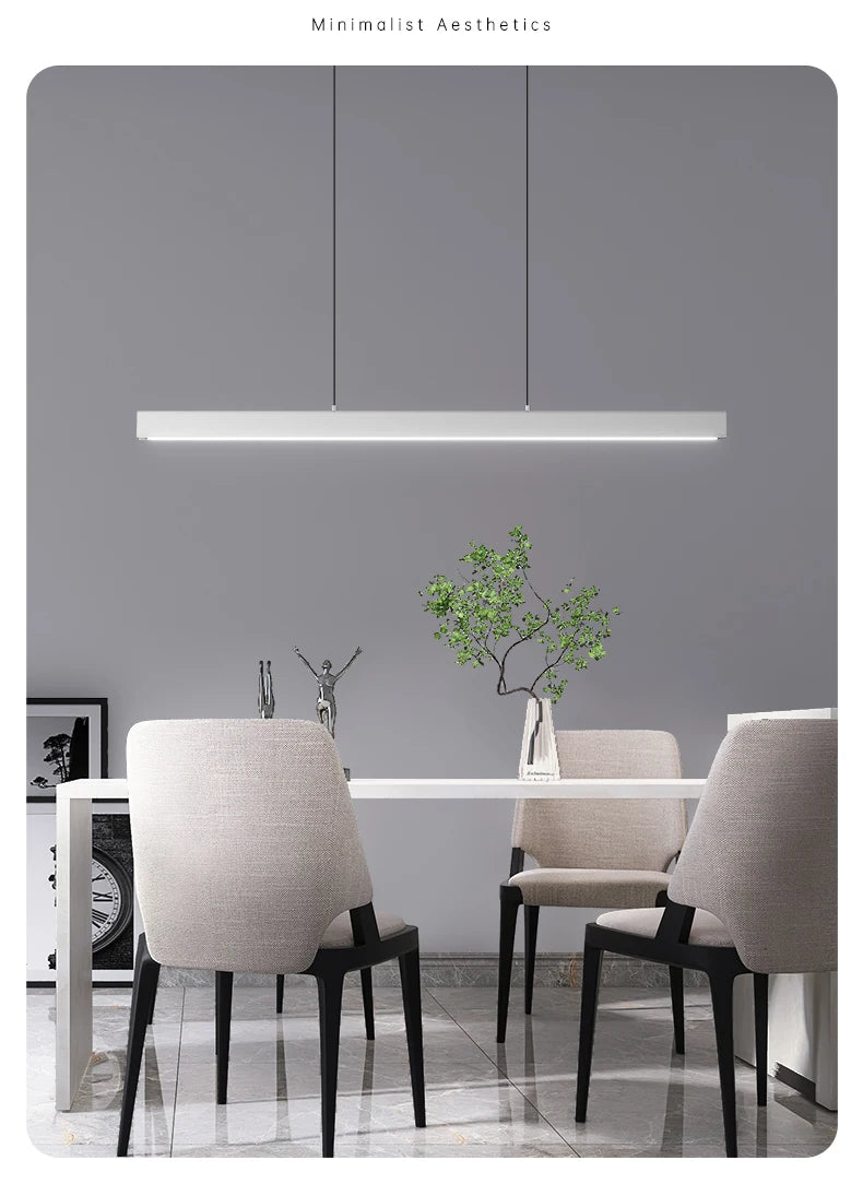 Modern Acrylic Linear Pendant Light