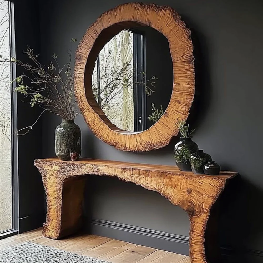 Irregular Magnifying Vanity Mirror