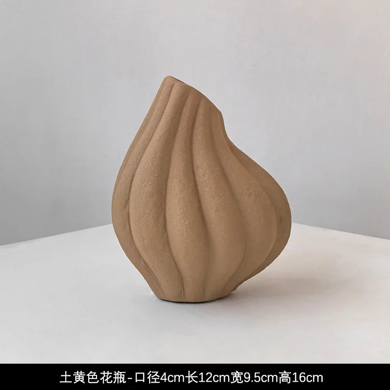 Organic Wabi-Sabi Ceramic Vase