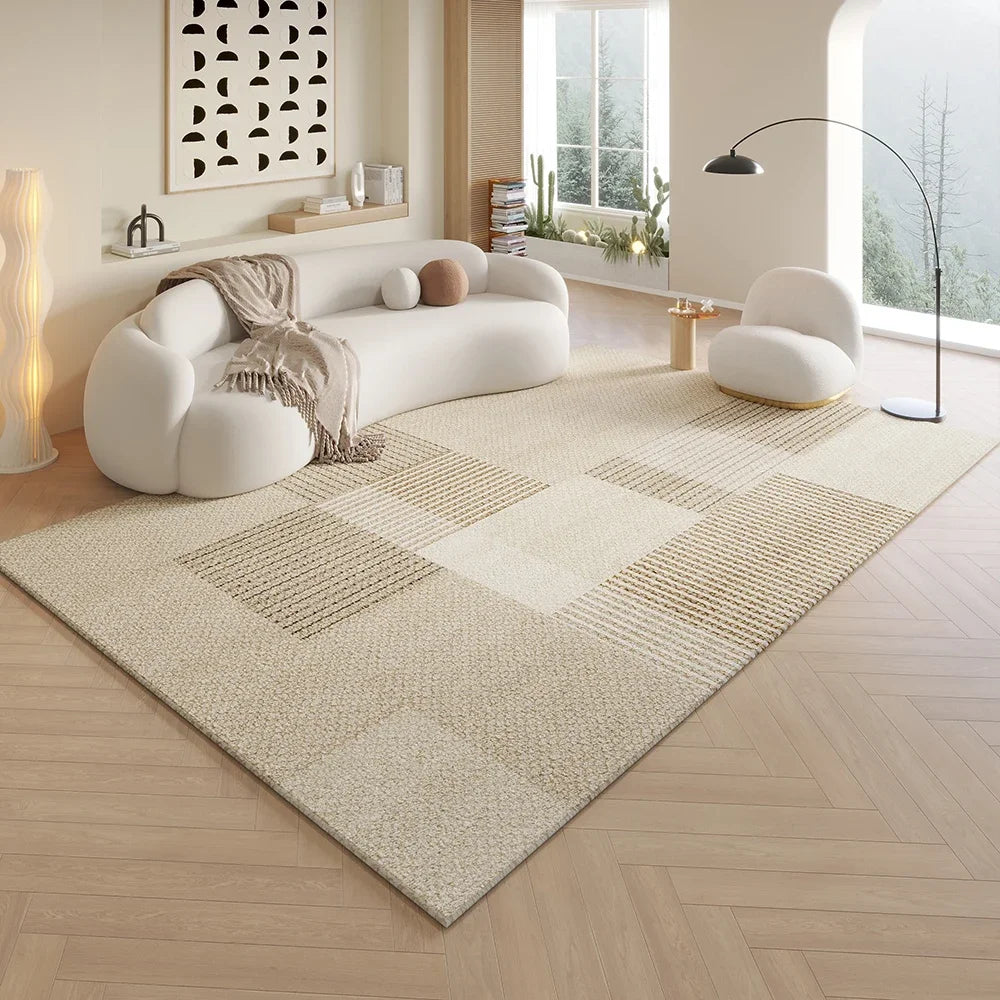 Washable Neutral Area Rug