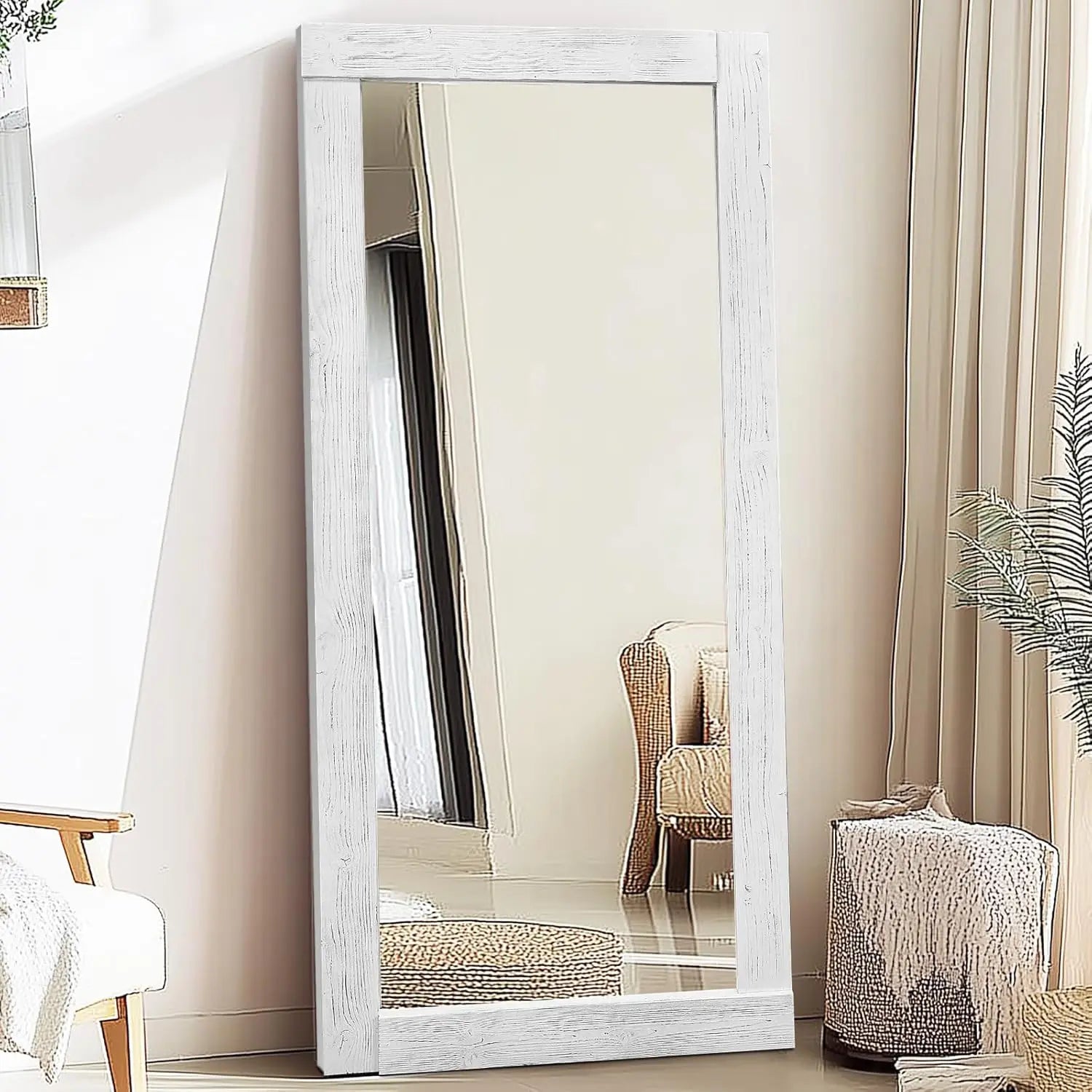 Arched Full-Length Wall Mirror