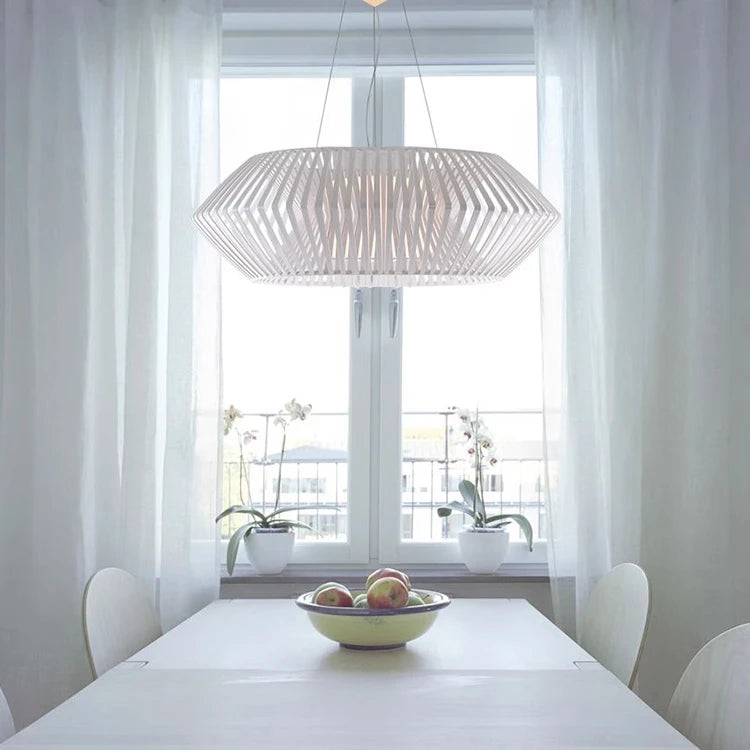 Wabi-Sabi Rattan Pendant Chandelier