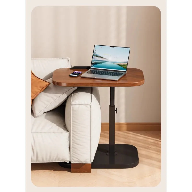 C-Shaped Sofa Side Table