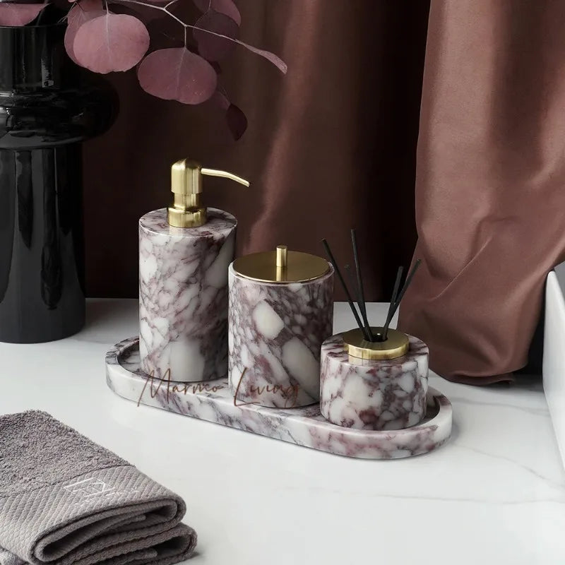 Calacatta Viola Bath Set