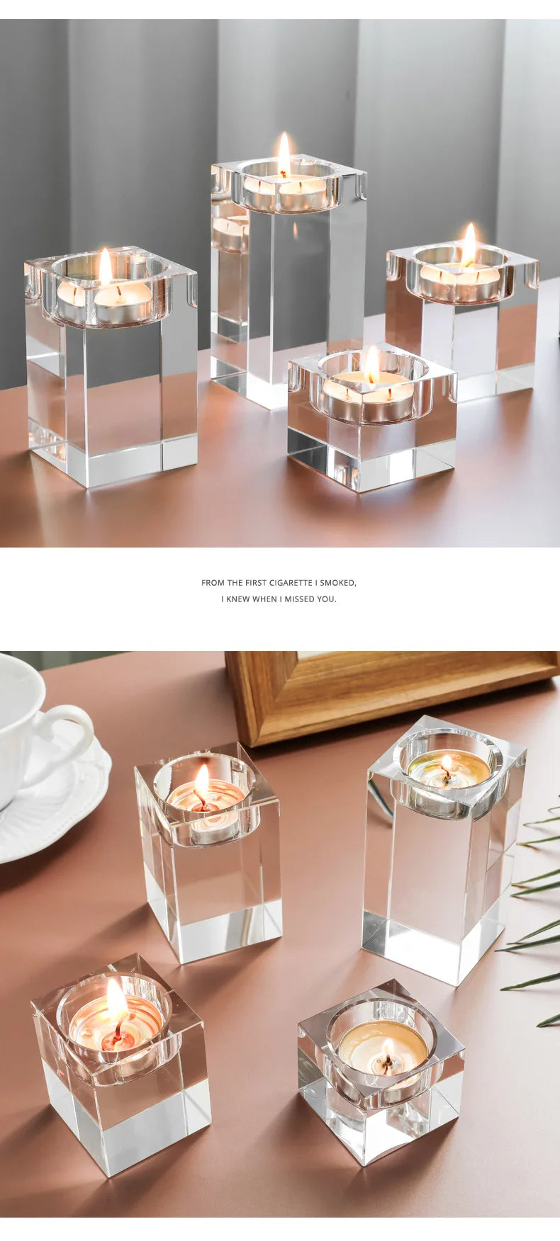 Crystal Candle Holder