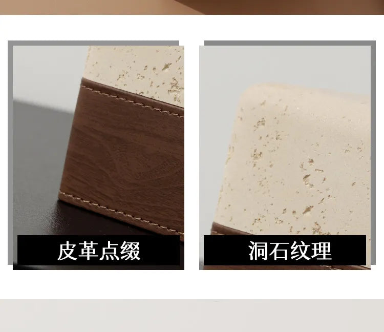 Thickened Travertine Tissue Box