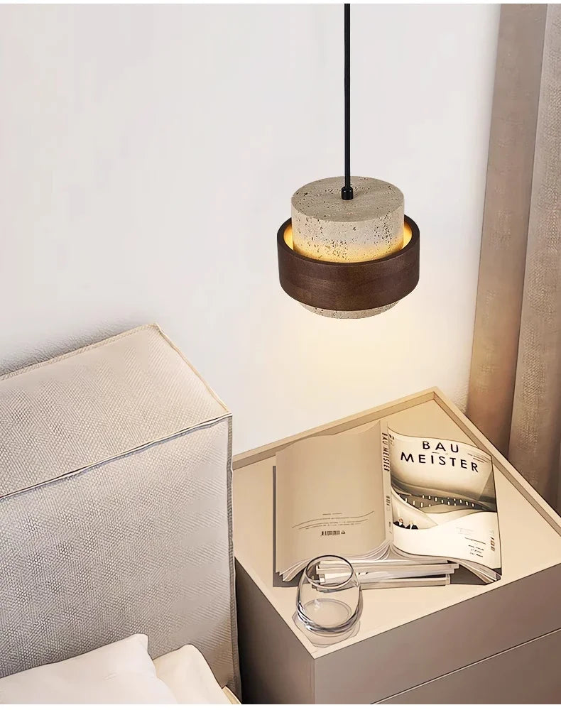 Wabi-Sabi Wood Pendant Chandelier