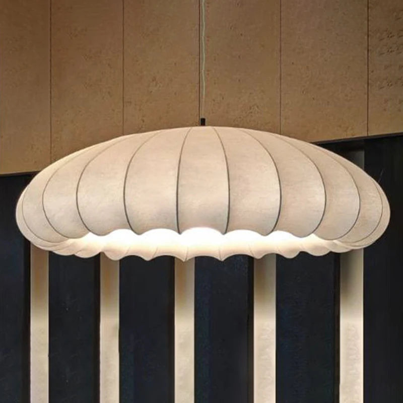 Wabi-Sabi Fabric Pendant Chandelier