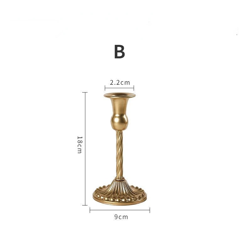 Brass Candlestick (3-Piece Set)