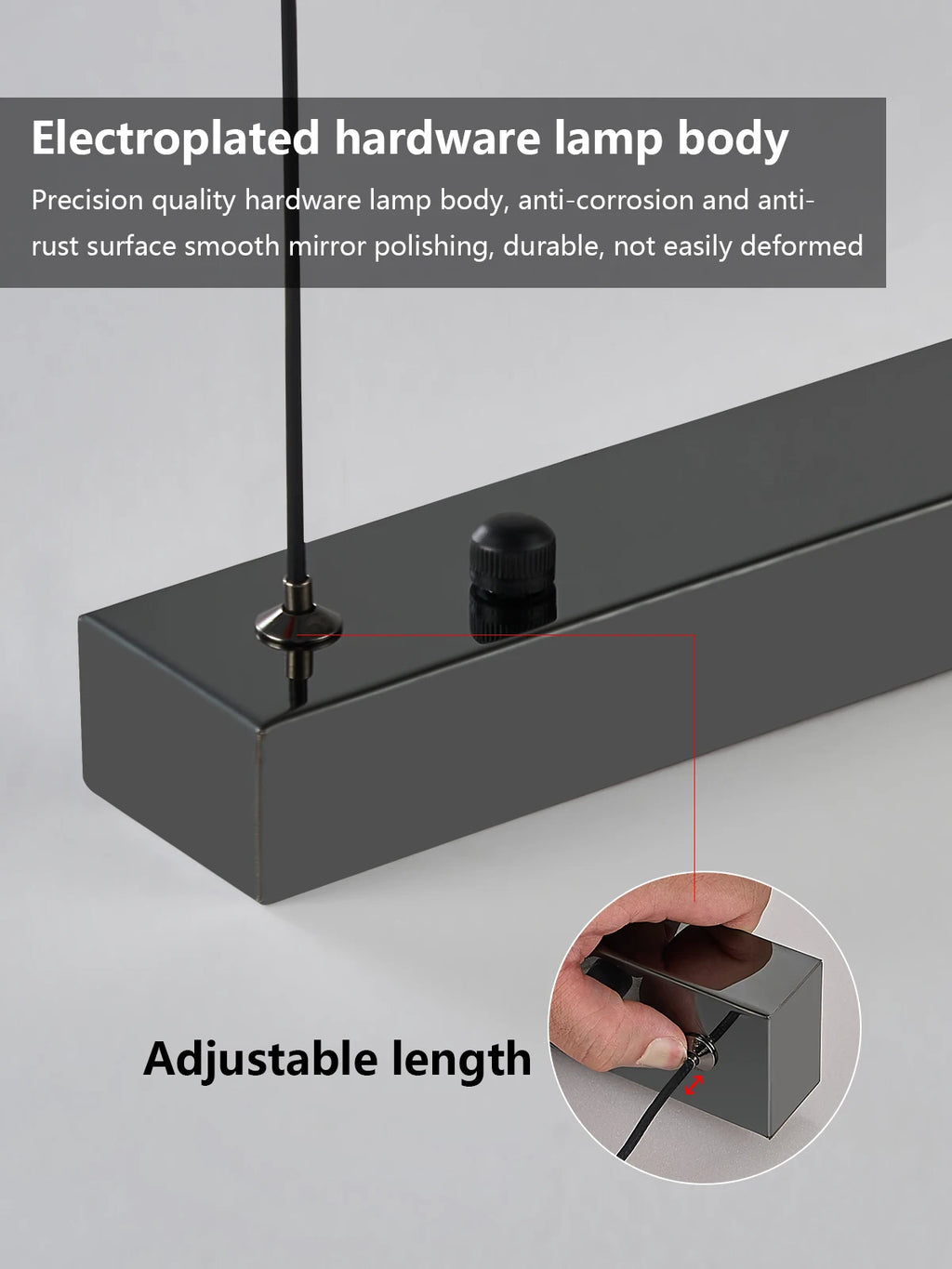 Nordic Glass Linear Pendant Light