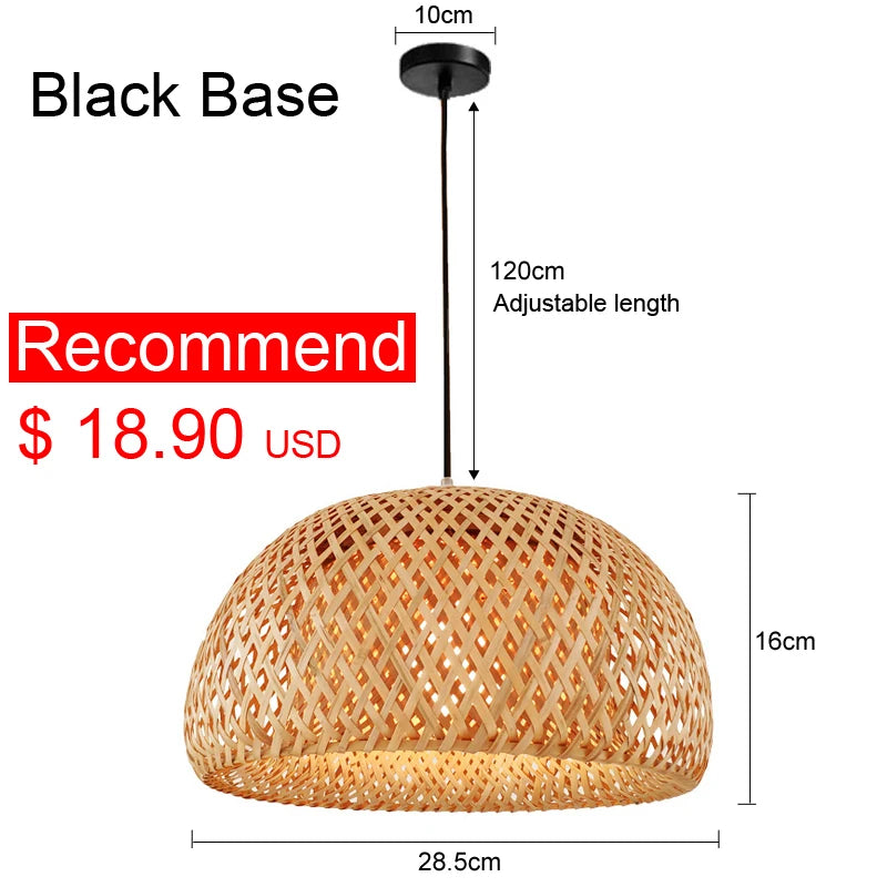 Rattan Pendant Chandelier