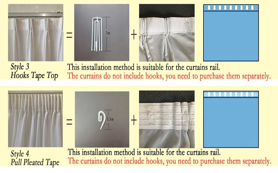 Modern Linen Blackout Curtains
