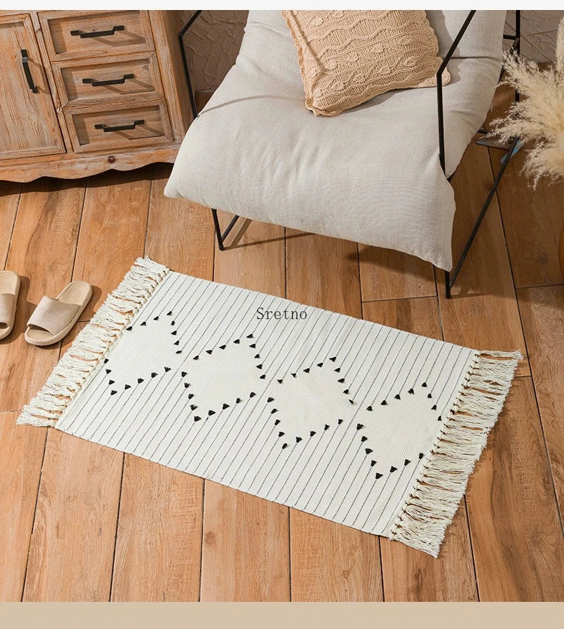 Cotton Nordic Area Rug
