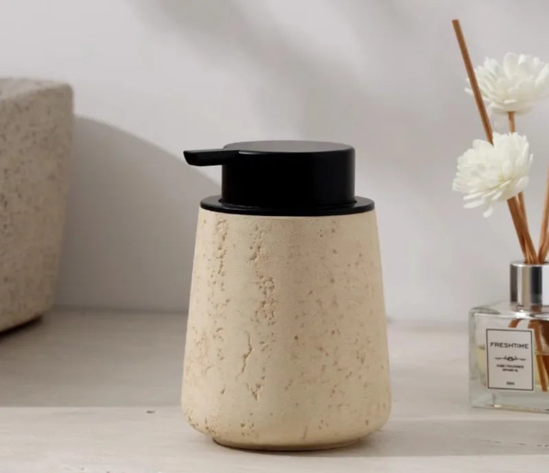 Wabi-Sabi Stone Soap Dispenser