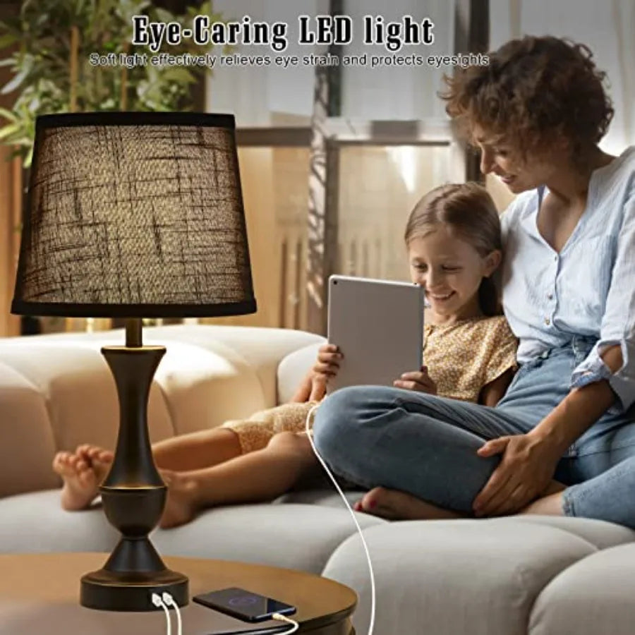 Tall Touch Bedside Lamp
