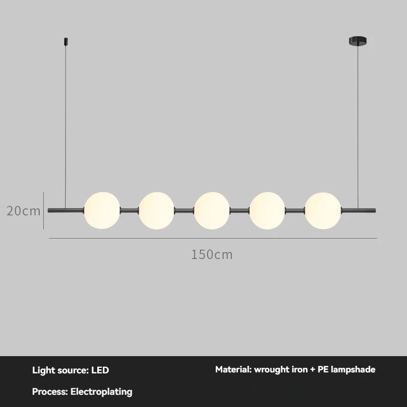 Minimalist Cement Linear Pendant Light