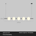 Minimalist Cement Linear Pendant Light