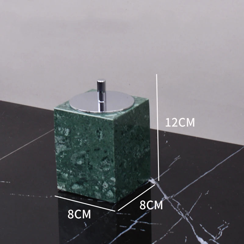 Indian Green Marble Bath Set