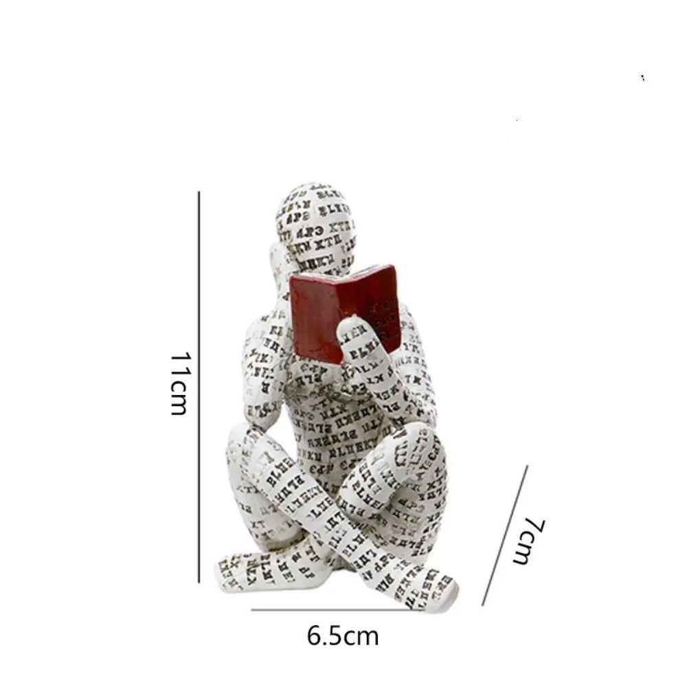 Reading Woman Figurine