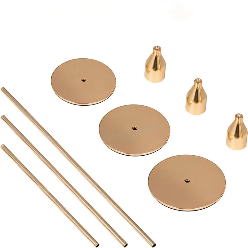 Metal Taper Candle Holder Set