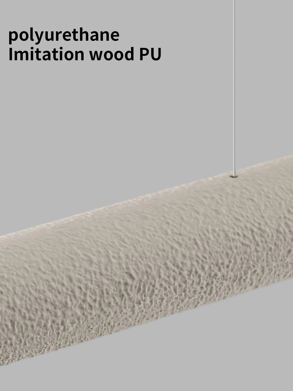 Wabi-Sabi Wood Linear Pendant Light