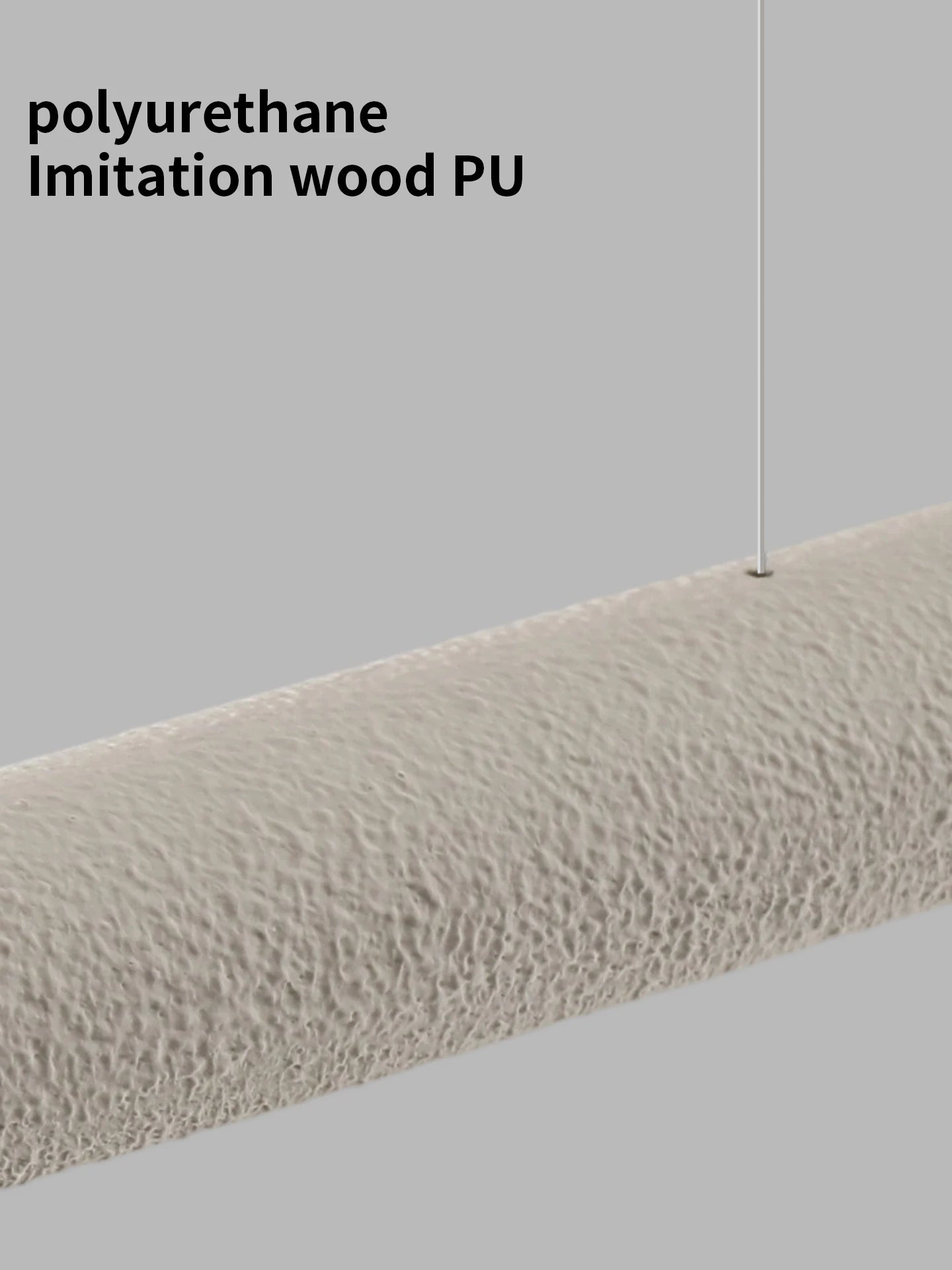Wabi-Sabi Wood Linear Pendant Light