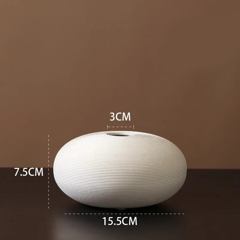 Hand-Drawn Zen Art Vase