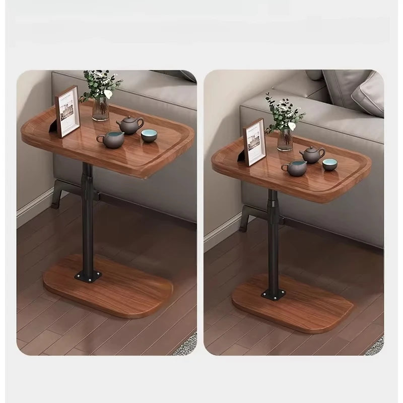 C-Shaped Sofa Side Table