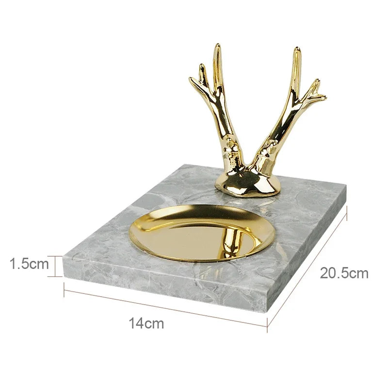 Marble Bathroom Accessory Set