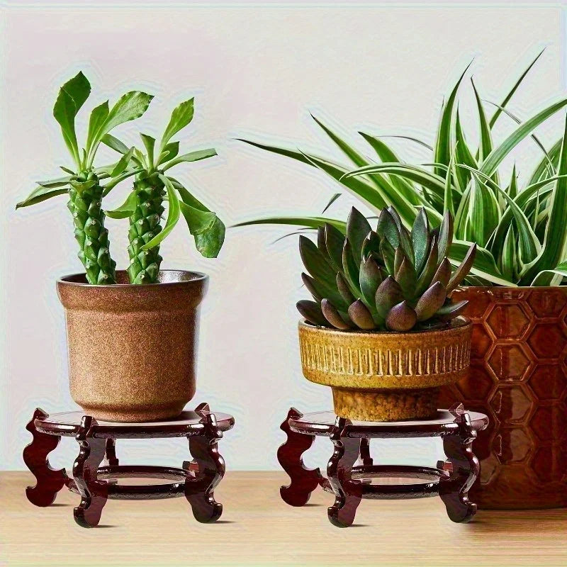 Wood Plant Stand