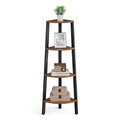 Wood Corner Bookshelf