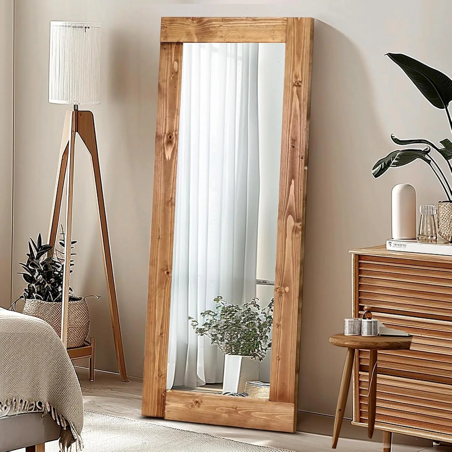 Arched Full-Length Wall Mirror