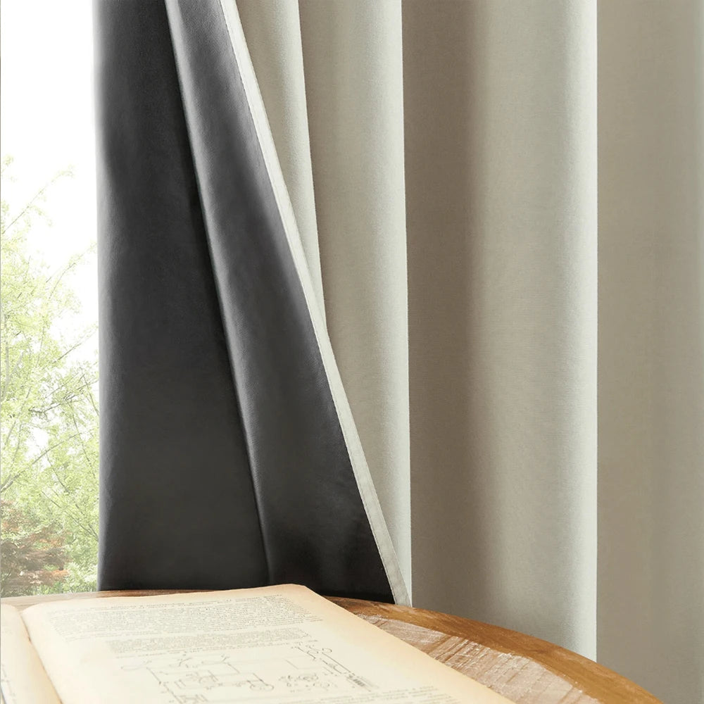 Modern Linen Blackout Curtain