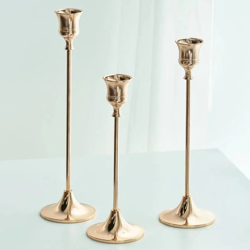 Brass Candlestick (3-Piece Set)