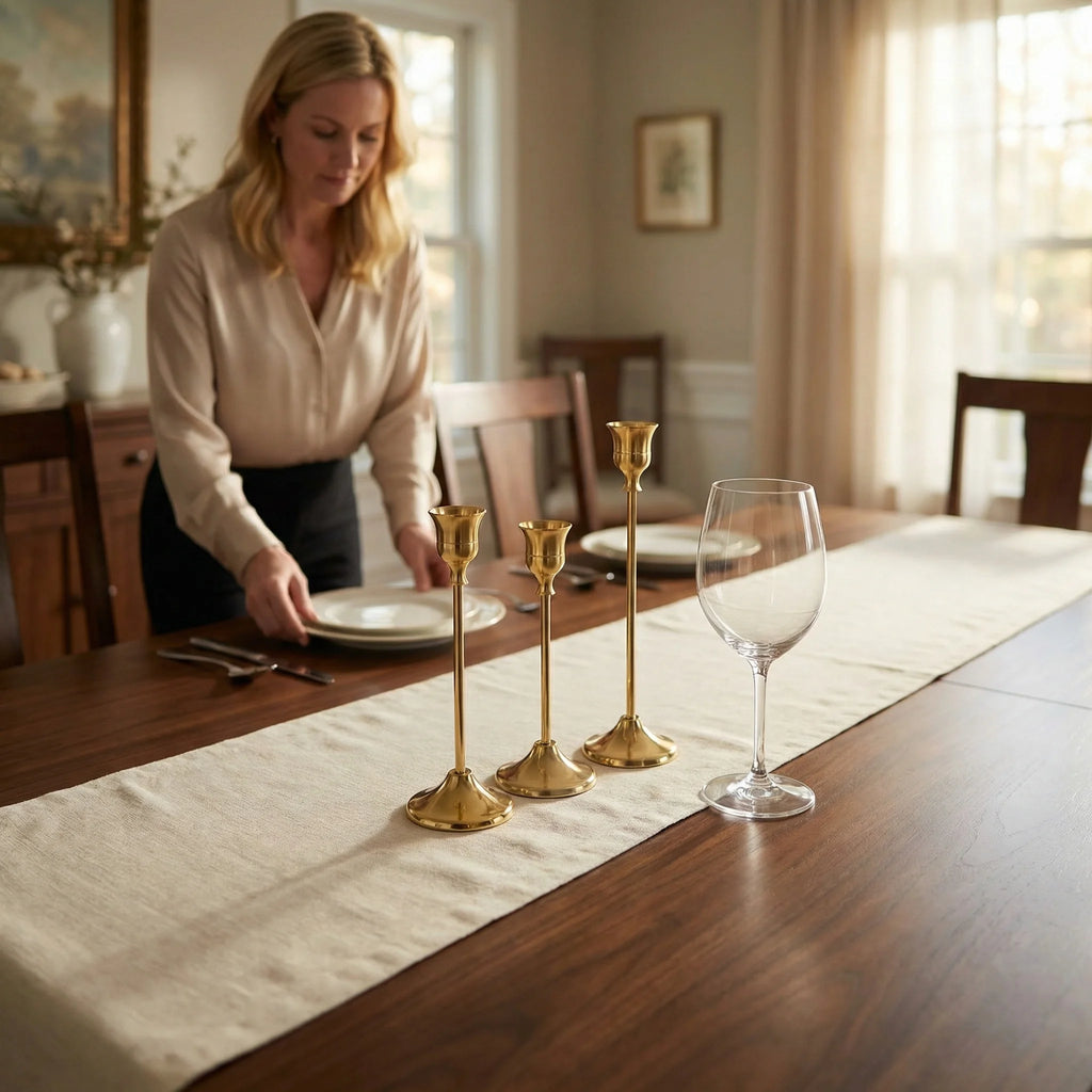Brass Candlestick (36-Piece Set)