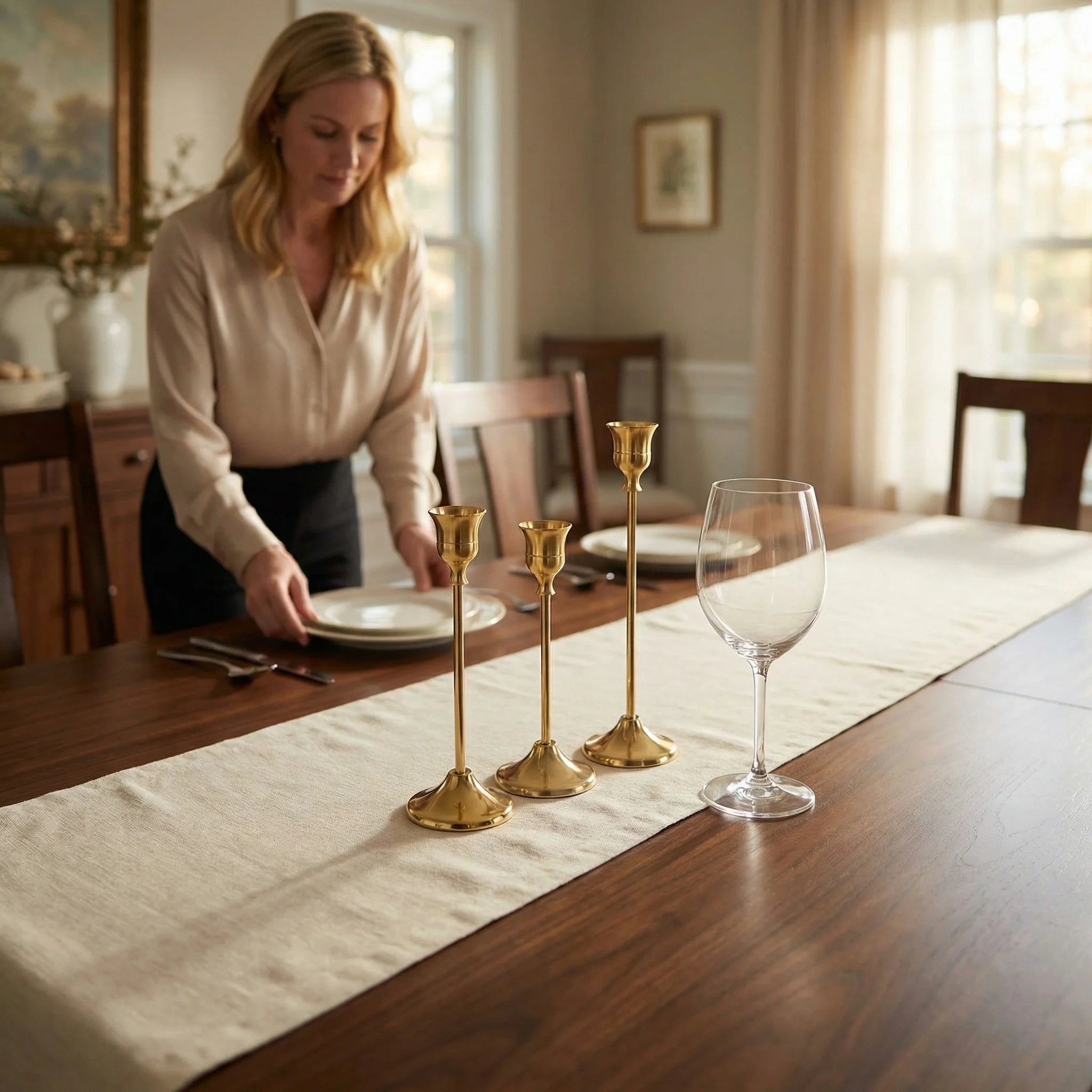 Brass Candlestick (36-Piece Set)